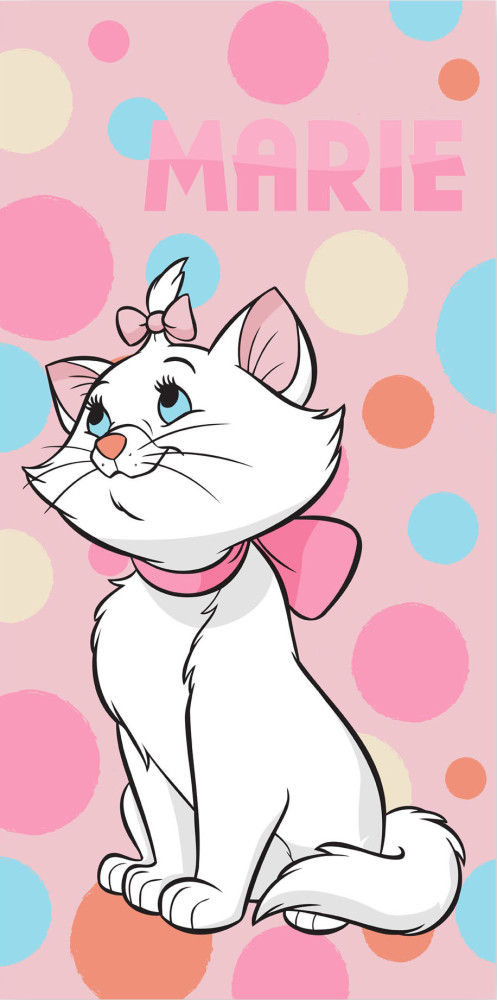 Disney Marie Bubble cat bath towel, beach towel 70x140cm