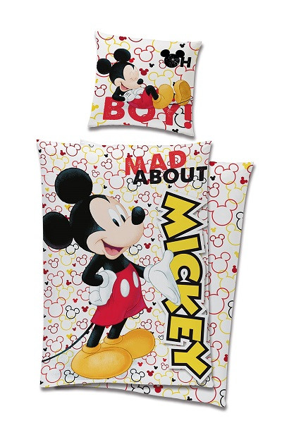 Disney Mickey  Mad Bedding Set 140×200cm, 70x90 cm