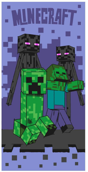 Minecraft Sketch Mobs bath towel, beach towel 70x140cm