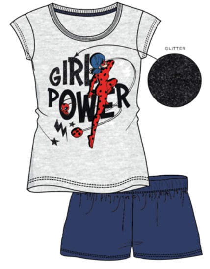 Miraculous Ladybug Power children's short pajamas 5 - 6 years / 110 - 116 cm