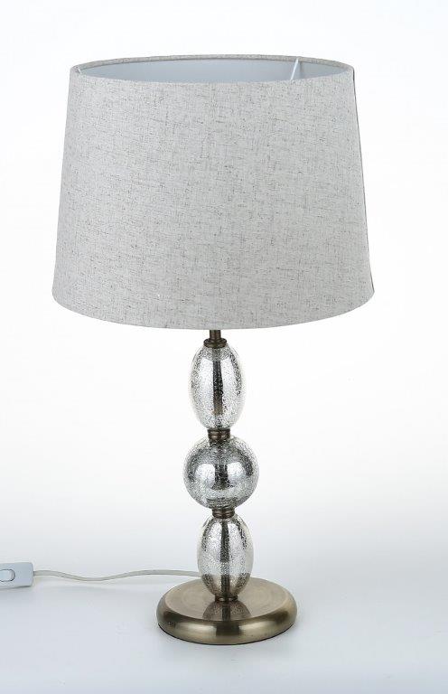 Φωτιστικό Επιτραπέζιο Μεταλλικό Γυάλινο/Χρυσό 53x30εκ