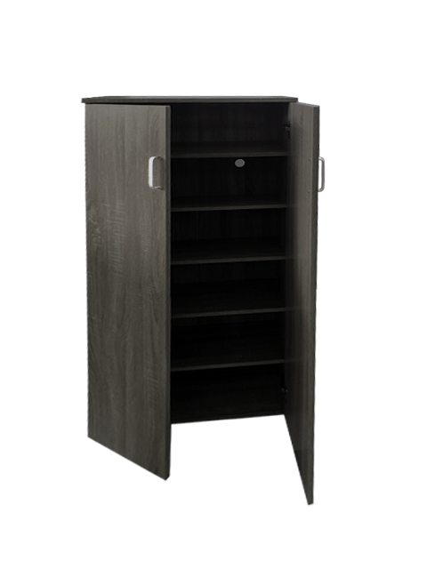 VELCO Pro Systems ΠΑΠΟΥΤΣΟΘΗΚΗ  ΜΕ ΔΙΠΛΗ ΠΟΡΤΑ - 6 ΘΕΣΕΙΣ ΑΠΟΘΗΚΕΥΣΗΣ - ΑΕΡΙΖΟΜΕΝΗ ΠΛΑΤΗ 60x32x122 εκ  ΓΚΡΙ ΟΞΙΑ