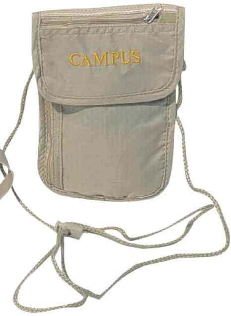 CAMPUS ΠΟΡΤΟΦΟΛΑΚΙ ΚΡΕΜΑΣΤΟ PASSPORT ΕΚΡΟΥ
