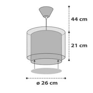 Police κρεμαστό παιδικό φωτιστικό οροφής