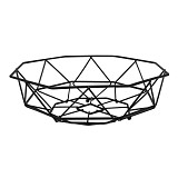 ΦΡΟΥΤΙΕΡΑ ΜΕΤΑΛΛΙΚΗ ΜΑΥΡΗ 26x26x8,5εκ.ANKOR