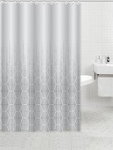 ΚΟΥΡΤΙΝΑ ΠΟΛΥΕΣΤΕΡΙΚΗ 180x200εκ 90gsm ΜΕ 12 ΚΡΙΚΟΥΣ ΓΚΡΙ ΝΤΕΓΚΡΑΝΤΕ ANKOR