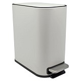 ΚΑΛΑΘΙ ΜΠΑΝΙΟΥ BELLO 5lt SOFT CLOSE SLIM  ΜΕΤΑΛΛΙΚΟ ΑΣΠΡΟ ΜΑΤ ANKOR