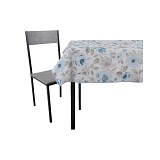 ΤΡΑΠΕΖΟΜΑΝΤΗΛΟ ΑΛΕΚΙΑΣΤΟ 140x180εκ. ΛΟΥΛΟΥΔΙΑ ΣΕ ΑΠΟΧΡΩΣΕΙΣ ΣΙΕΛ ΚΑΙ ΓΚΡΙ ANKOR