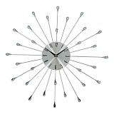 ΡΟΛΟΙ ΤΟΙΧΟΥ ΜΕΤΑΛΛΙΚΟ ΣΕ ΑΣΗΜΙ ΧΡΩΜΑ ΜΕ ΔΙΑΦΑΝΟΥΣ ΚΡΥΣΤΑΛΛΟΥΣ 50x50x4εκ. ANKOR