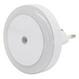 ΦΩΤΑΚΙ ΝΥΚΤΟΣ LED 0,5W ΜΕ ΑΙΣΘΗΤΗΡΑ ΚΑΙ ΘΕΡΜΟ ΦΩΣ 3000K 6x6x6,5εκ. ANKOR