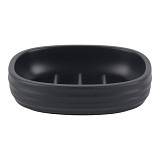 ΣΑΠΟΥΝΟΘΗΚΗ ΠΟΛΥΕΣΤΕΡΙΚΗ ΡΙΓΕ ΣΕ ΧΡΩΜΑ ΑΝΘΡΑΚΙ ΜΑΤ 11,8x9,3x3εκ. ANKOR