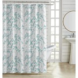 ΚΟΥΡΤΙΝΑ ΜΠΑΝΙΟΥ ΠΟΛΥΕΣΤΕΡΙΚΗ 180x180εκ 90gsm ΜΕ 12 ΚΡΙΚΟΥΣ ΕΦΕ ΜΑΡΜΑΡΟ ΣΕ ΤΥΡΚΟΥΑΖ ΧΡΩΜΑ ANKOR