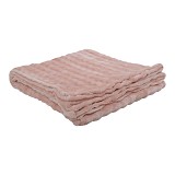 ΚΟΥΒΕΡΤΑ FLEECE ΜΕ ΒΕΛΟΥΔΙΝΗ ΥΦΗ ΣΕ ΡΟΖ ΧΡΩΜΑ 150x200εκ. ANKOR 846030