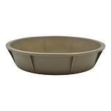 ΤΑΨΑΚΙ ΣΙΛΙΚΟΝΗΣ ΣΤΡΟΓΓΥΛΟ ΣΕ TAUPE ΧΡΩΜΑ 24x24x5,5εκ. ANKOR  846511