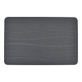 ΠΑΤΑΚΙ ΑΠΟ ΔΙΑΤΟΜΙΤΗ ΓΚΡΙ  ΜΕ ΑΝΑΓΛΥΦΕΣ ΓΡΑΜΜΕΣ 39x60εκ. ANKOR  847457