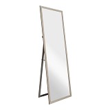 ΚΑΘΡΕΦΤΗΣ ΔΑΠΕΔΟΥ ΜΕ ΠΛΑΣΤΙΚΟ ΠΛΑΙΣΙΟ ΣΕ ΜΠΕΖ ΓΚΡΙ ΧΡΩΜΑ ΚΑΙ ΑΝΑΓΛΥΦΗ ΥΦΗ 50x160εκ. ANKOR 3517-50160