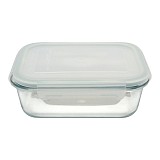 ΦΑΓΗΤΟΔΟΧΕΙΟ ΟΡΘΟΓΩΝΙΟ ΑΠΟ ΠΥΡΑΝΤΟΧΟ ΓΥΑΛΙ ΜΕ ΠΛΑΣΤΙΚΟ ΚΑΠΑΚΙ 0,65lt ANKOR