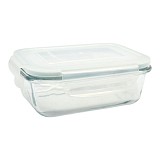 ΦΑΓΗΤΟΔΟΧΕΙΟ ΟΡΘΟΓΩΝΙΟ ΑΠΟ ΠΥΡΑΝΤΟΧΟ ΓΥΑΛΙ ΜΕ ΠΛΑΣΤΙΚΟ ΚΑΠΑΚΙ 0,30lt ANKOR