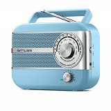 Ραδιόφωνο M-056SC MUSE Μπαταρίας-Ρεύματος Αναλογικό Μπλέ Retro