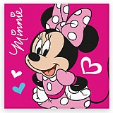 Disney Minnie  Love hand towel, face cloth, towel 30x30cm