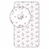 Disney Marie Gentle  fitted sheet 90x200 cm