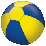 Colour balloon foil sphere 3 pcs 27.5 cm