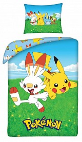 Pokémon Field Bedding Set 140×200cm, 70×90 cm