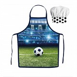 Football Stadium children's apron 2-piece set