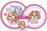 Paw Patrol Sketch non-slip dining set, micro plastic set