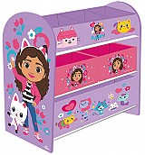 Gabby's Dollhouse Ohana Friends storage cabinet 62.5x29.5x60 cm