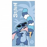 Disney Lilo and Stitch Ice Cream bath towel, beach towel 70x140cm (Fast Dry)