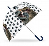 Jurassic World Dominion transparent semi-automatic umbrella for children Ø70 cm