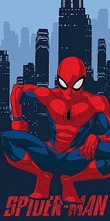 Spiderman City bath towel, beach towel 70x140cm