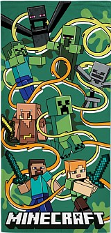 Minecraft Funtage Graphic bath towel, beach towel 70x140cm