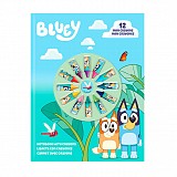 Bluey notebook + mini crayon set