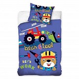 Animals Bear & Tool bedding cover 140x200cm, 70x90 cm