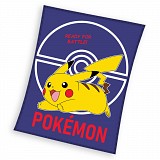 Pokémon Ready for Battle Dark flannel fleece blanket 110x140cm