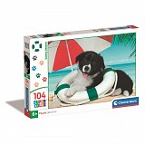 Dog Sunny Beach 104-piece Clementoni puzzle CMC25767