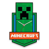 Minecraft Green XL Wall Clock 50 cm EWA3023MIN