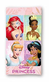Disney Princess Magical bath towel, beach towel 70x140cm (Fast Dry)