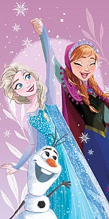 Disney Frozen Purple bath towel, beach towel 70x140 cm (Fast Dry)