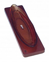 Ορντεβιέρα Σερβιρίσματος γυάλινη με ξύλινη βάση GW430