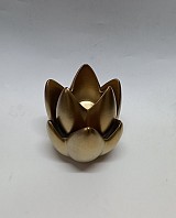 Κεραμικό Διακοσμητικό Χρυσό Νούφαρο  11x11x14.5cm