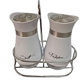 Σετ Αλατοπίπερο Με Μεταλλική Βάση 2τμχ 130ml