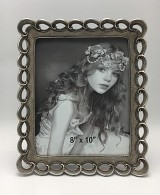 Κορνίζα Polyresin Ασημί 24049-81 20×25εκ.