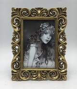 Κορνίζα Polyresin Χρυσή Ανάγλυφη 23911-46 10×15εκ.