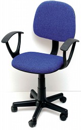 VELCO Pro Systems ΚΑΡΕΚΛΑ ΓΡΑΦΕΙΟΥ ΠΑΙΔΙΚΗ ΜΠΛΕ ΜΕ ΜΠΡΑΤΣΑ-ΔΙΑΣΤΑΣΕΙΣ: 41x53x89cm