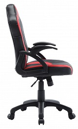 VELCO Pro Systems ΚΑΡΕΚΛΑ ΓΡΑΦΕΙΟΥ GAMING- ΜΑΥΡΗ-ΚΟΚΚΙΝΗ- ΕΠΙΦΑΝΕΙΑ PU
