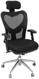 VELCO Pro-Systems ΚΑΡΕΚΛΑ ΓΡΑΦΕΙΟΥ ΜΑΥΡΗ ΔΙΕΥΘΥΝΤΟΥ -ΔΙΑΣΤΑΣΕΙΣ: 60x50x115/125cm