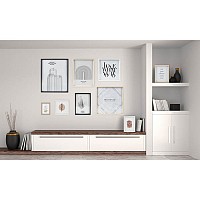 ΚΟΡΝΙΖΑ ΞΥΛΙΝΗ 30x40εκ.ΜΠΕΖ ANKOR